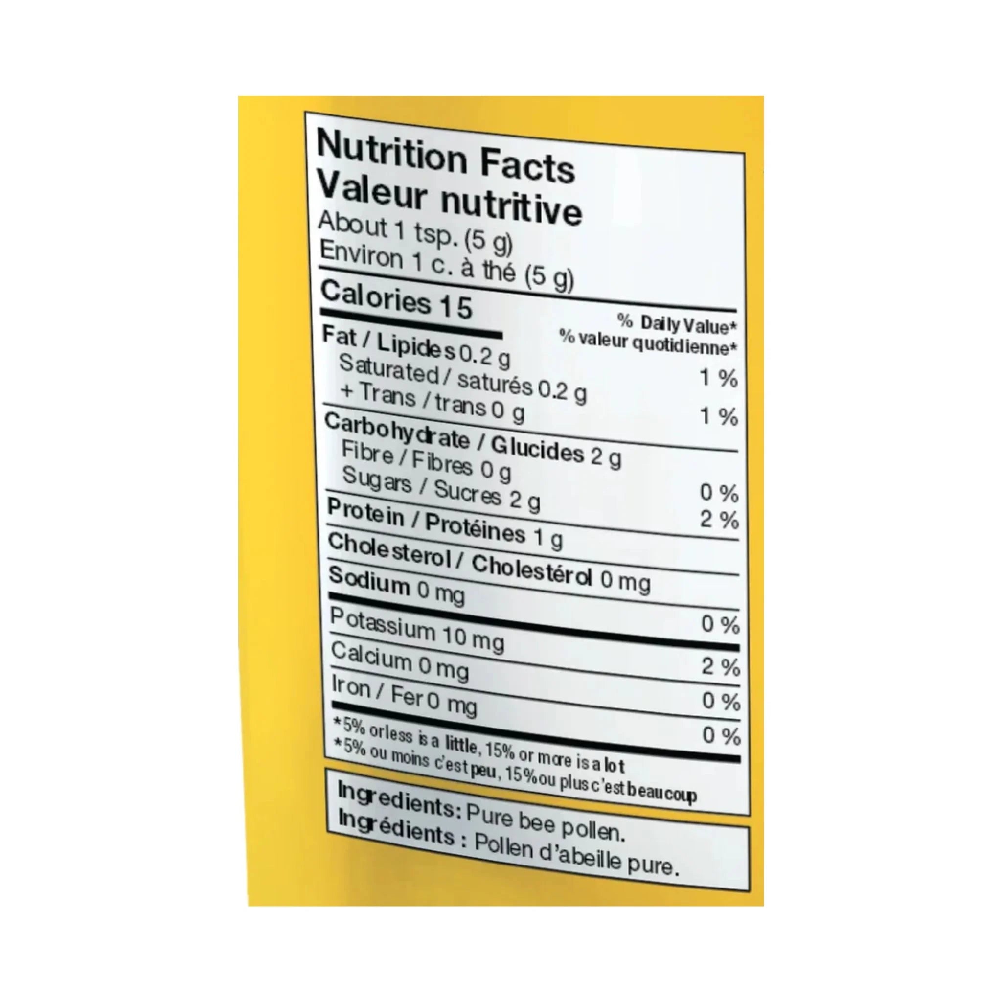 Dutchman's Gold Bee Pollen Bag 500g - Nature's Source Inc