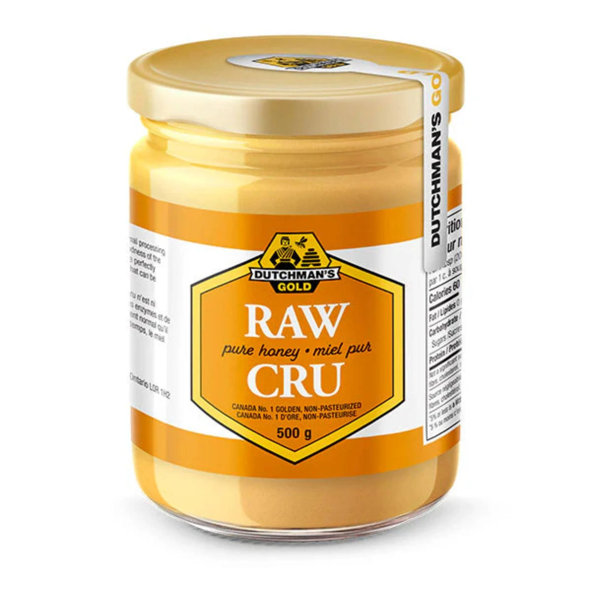 Dutchman's Gold Raw Honey Jar 500g
