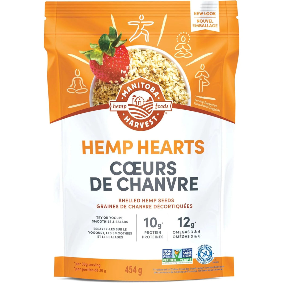 Manitoba Harvest Hemp Hearts Shelled Hemp Seed 454g