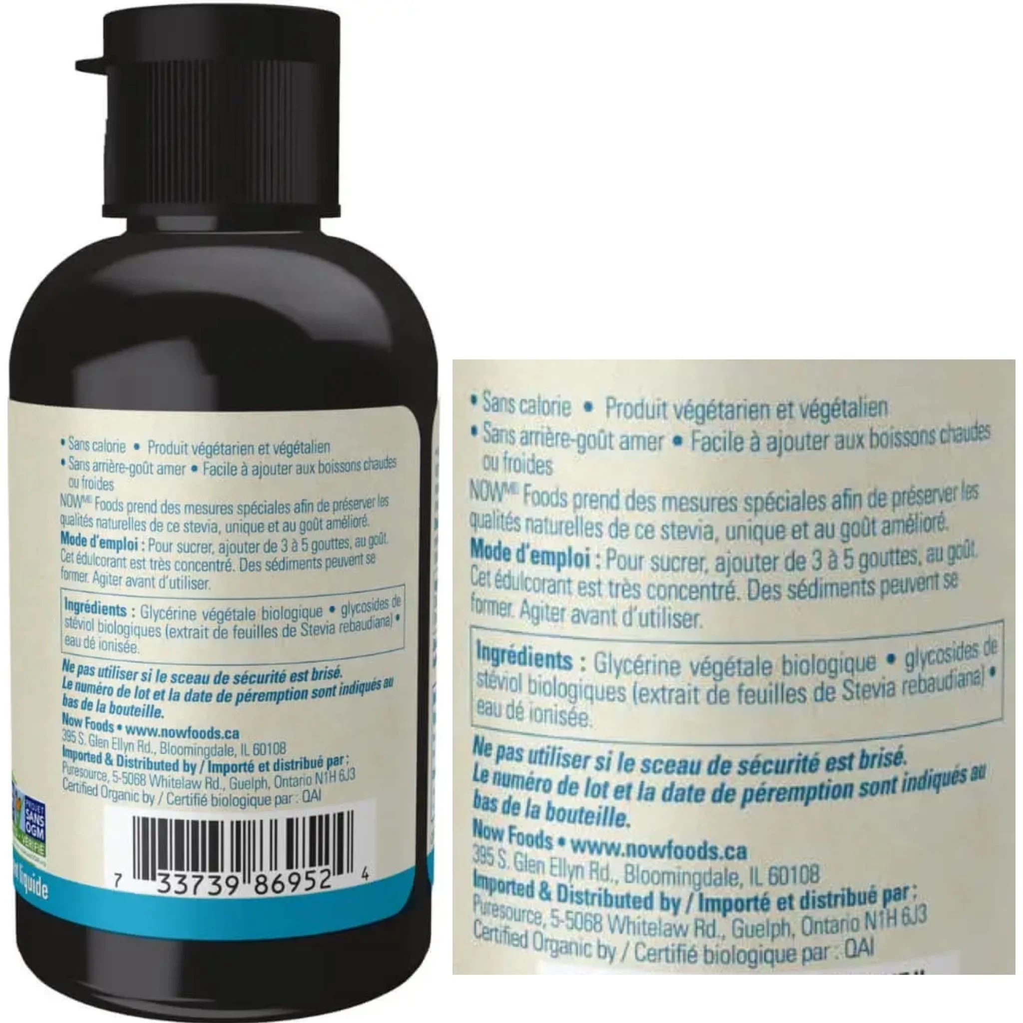 Now Better Stevia Glycerite Alcohol-Free 60ml