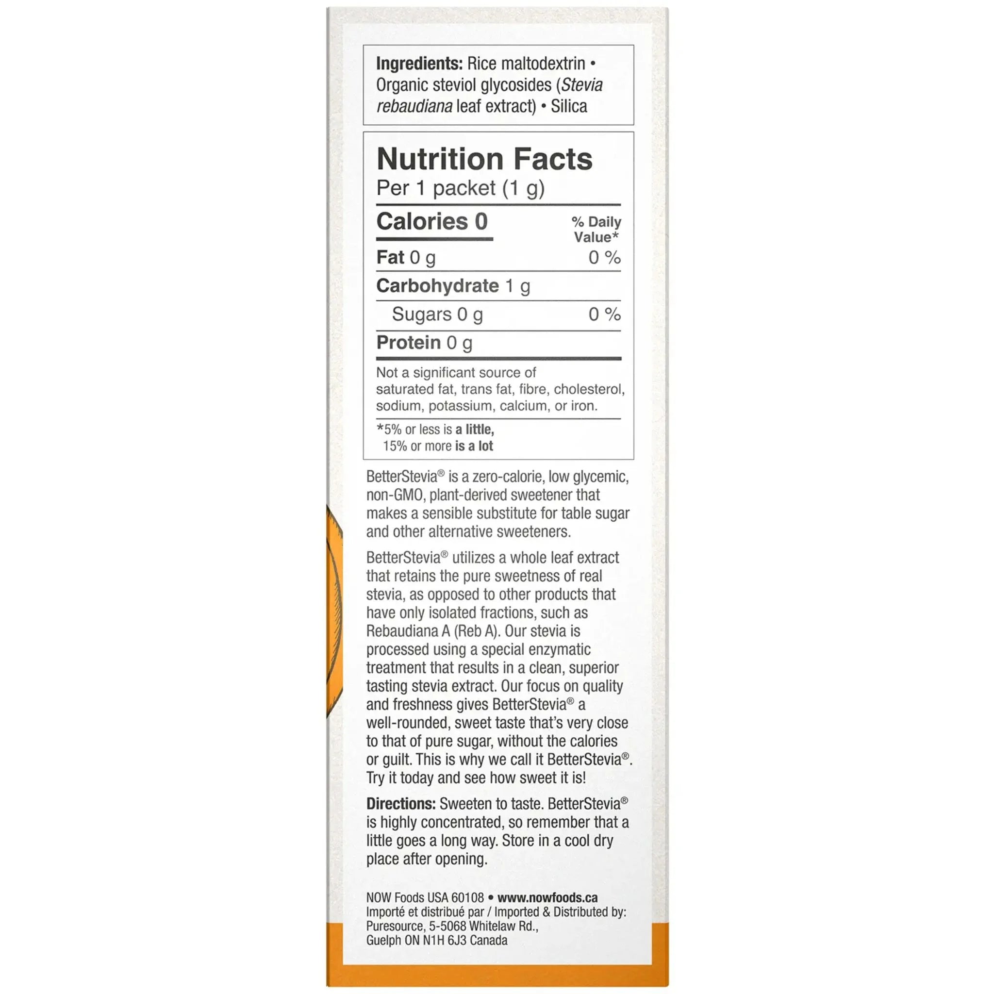 Now Better Stevia 100 pack