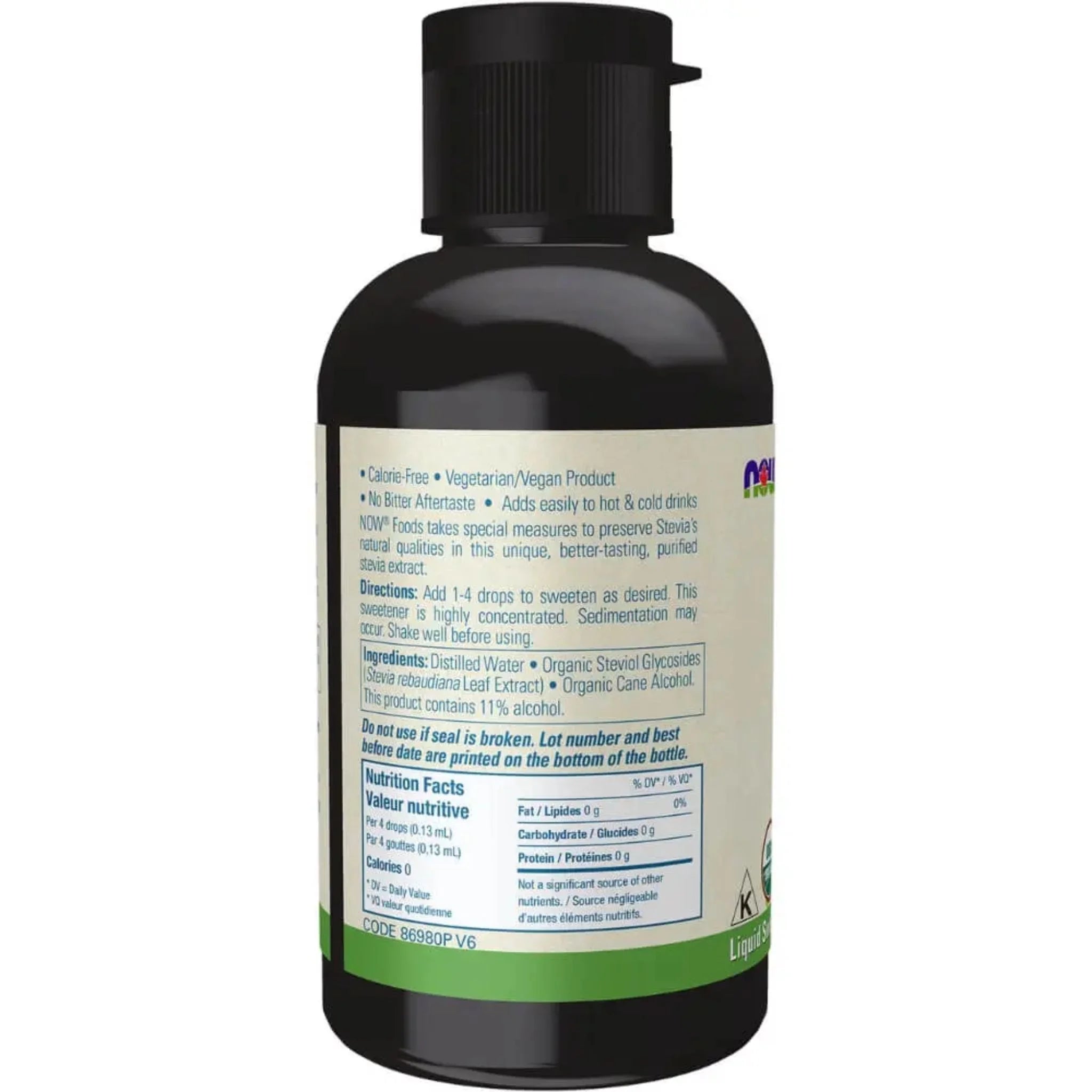 Now Better Stevia Organic 60ml