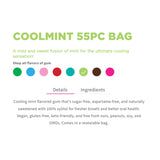 PUR Coolmint Gum Bag 55pc - Nature's Source Inc