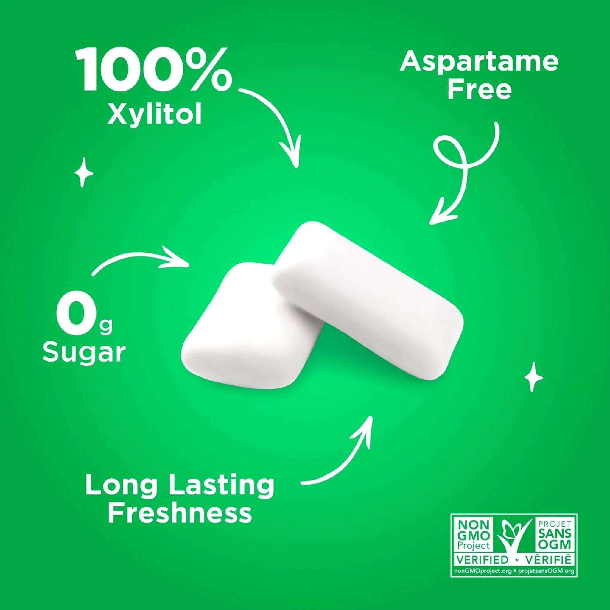 PUR Spearmint Gum Bag 55pc