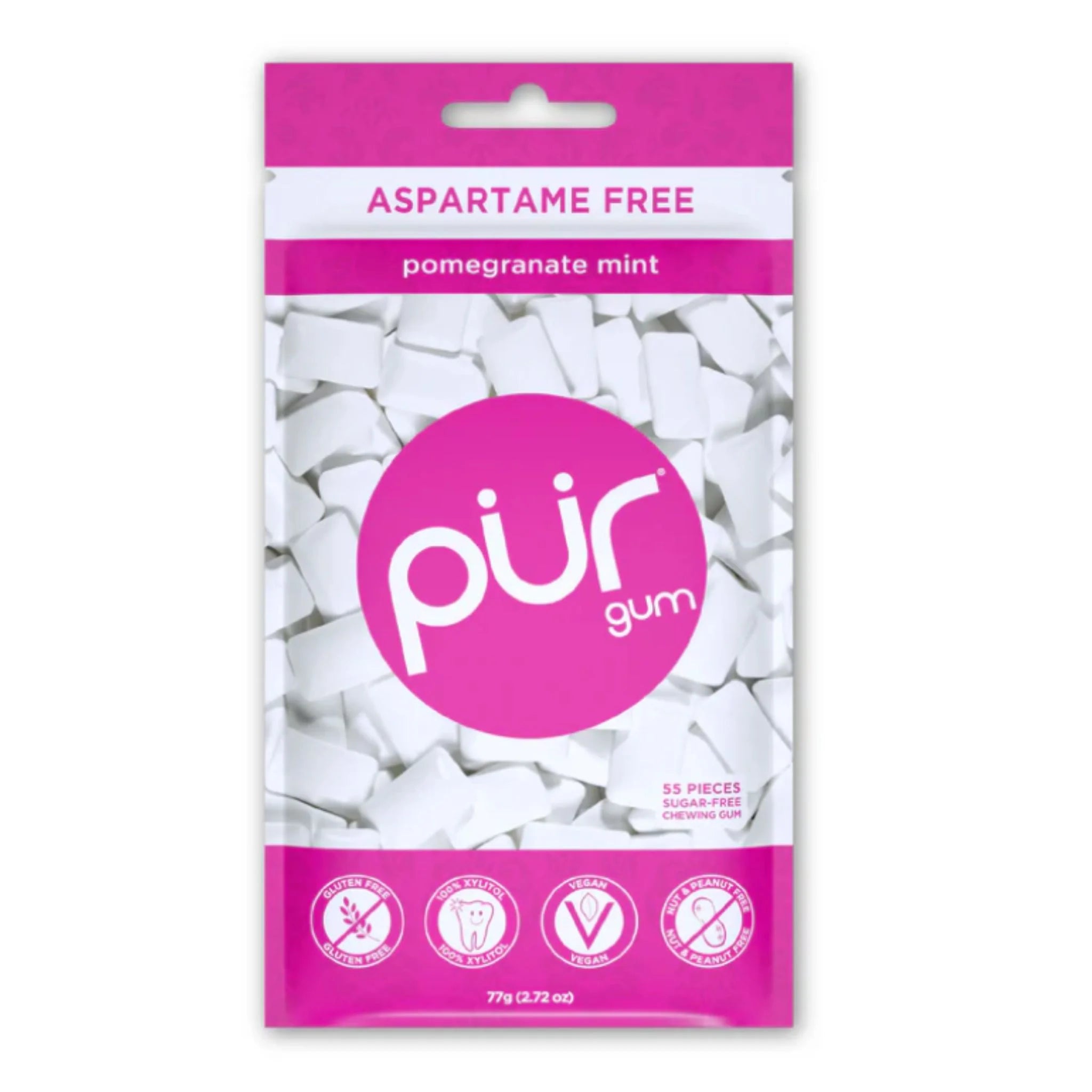 PUR Pomegranate Gum Bag 55pc - Nature's Source Inc