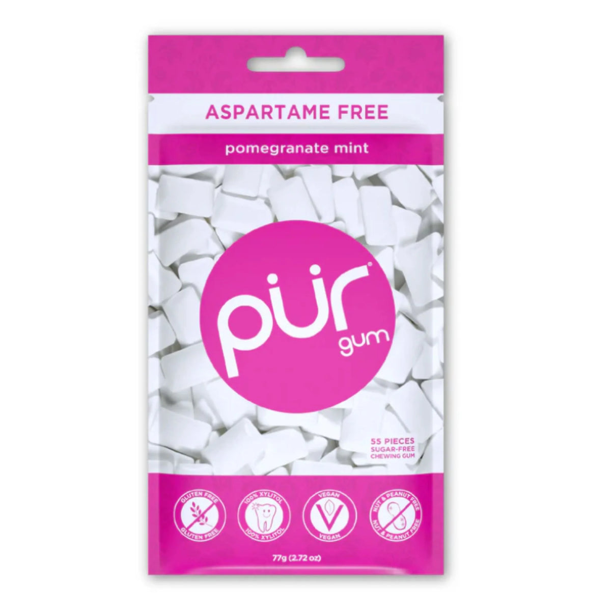 PUR Pomegranate Gum Bag 55pc - Nature's Source Inc
