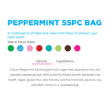 PUR Peppermint Gum Bag 55pc - Nature's Source Inc
