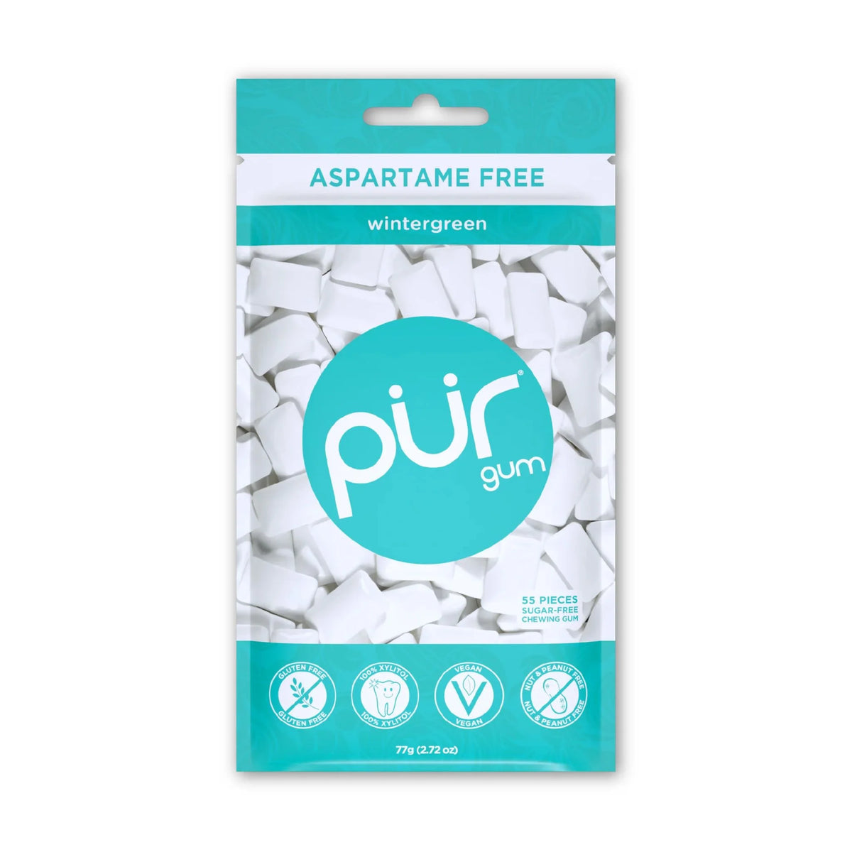 PUR Wintergreen Gum Bag 55pc
