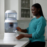 Santevia Flouride Filtered Gravity Water System Countertop - Nature's Source Inc