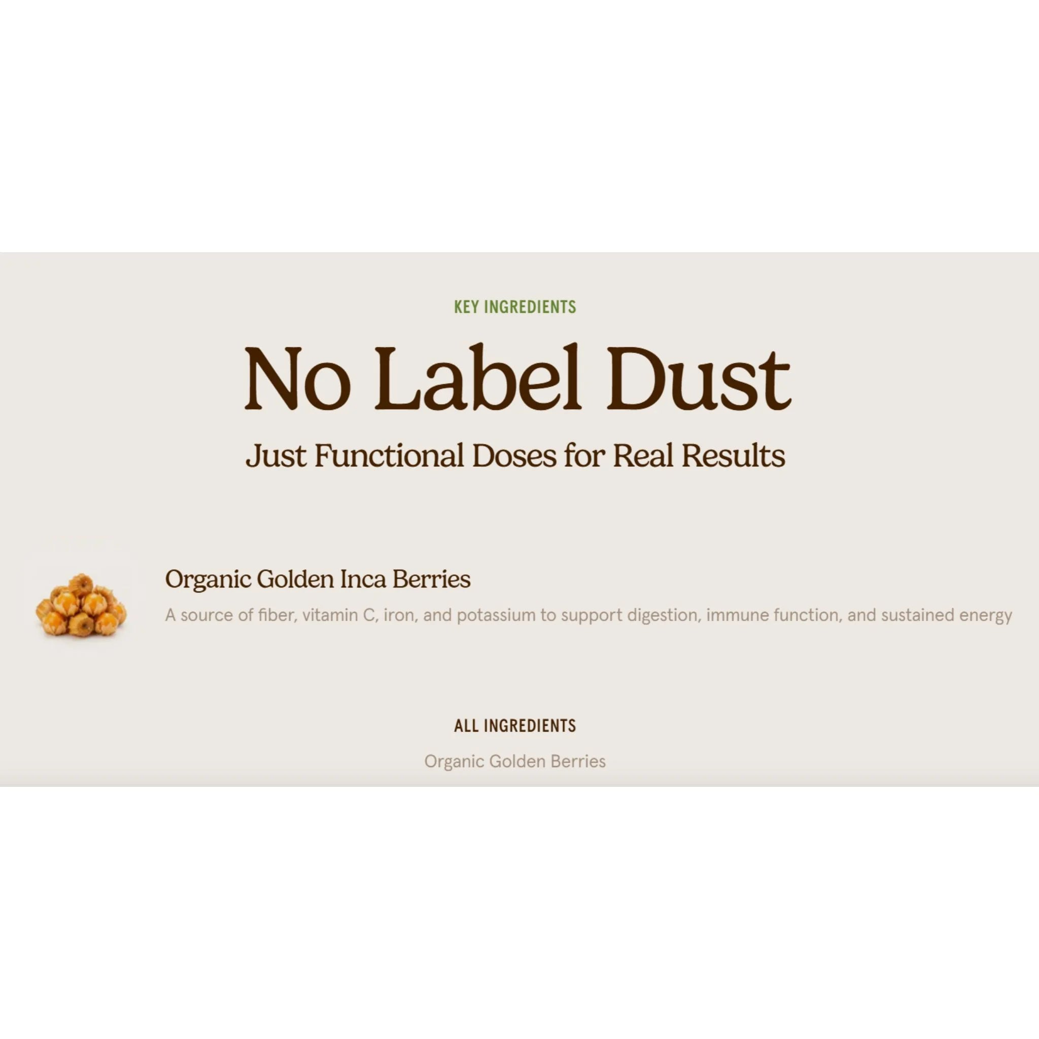 Organic Traditions Golden Berries - 454g