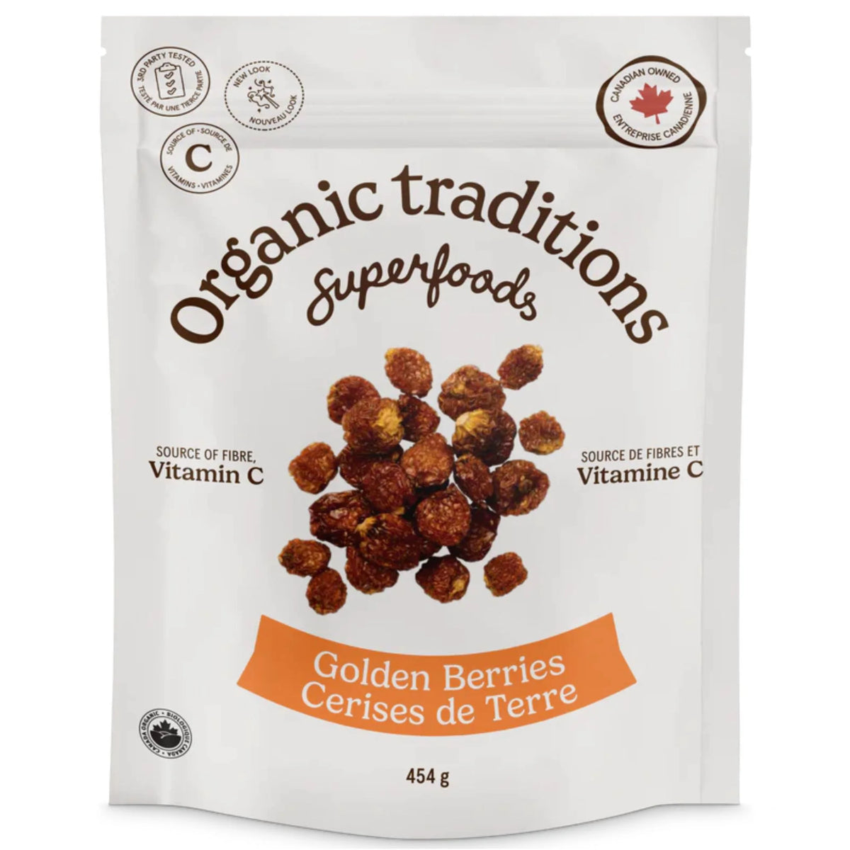 Organic Traditions Golden Berries - 454g