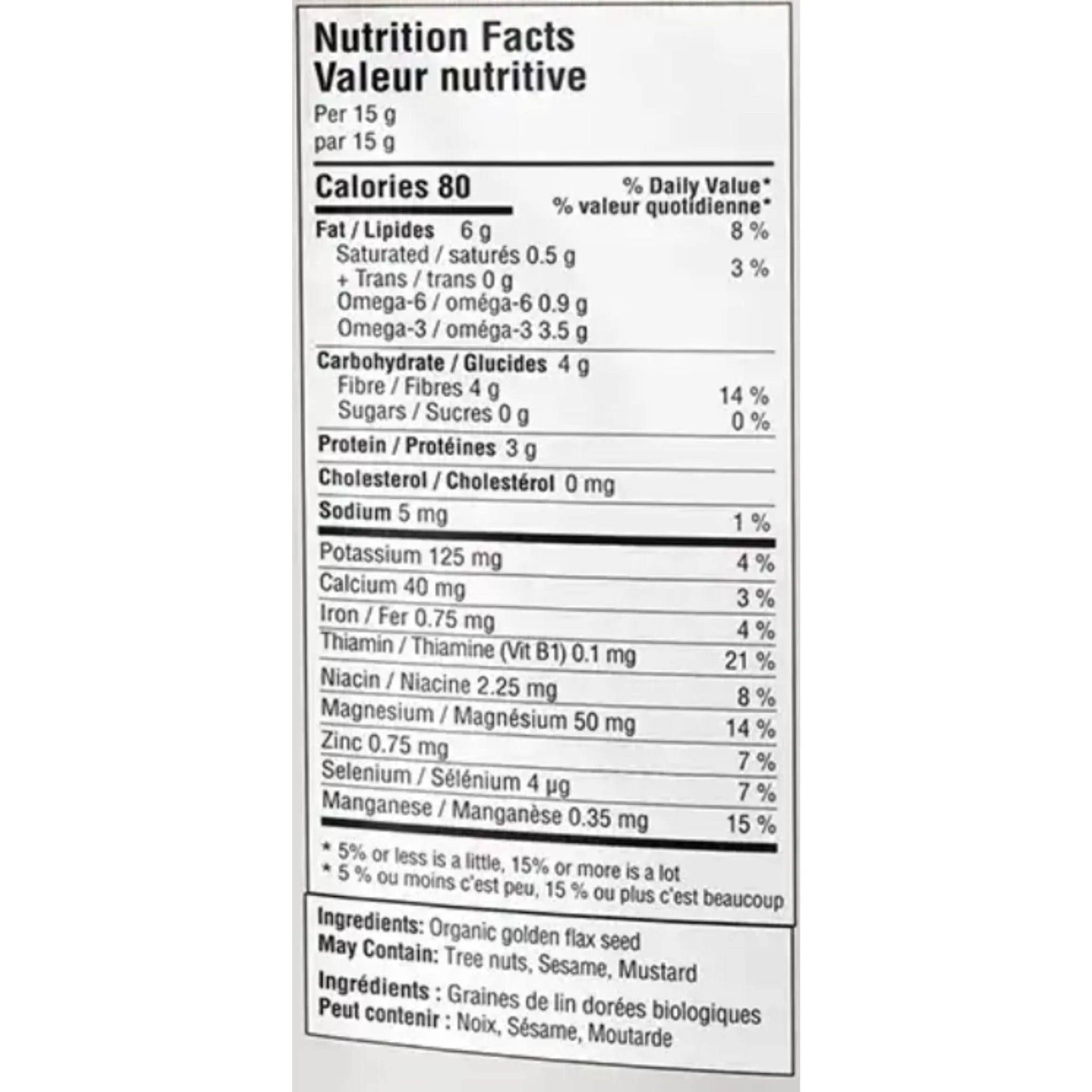 Organic Traditions Golden Flax Seeds 454g