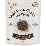 Organic Traditions Dark Chia Seeds - 454g