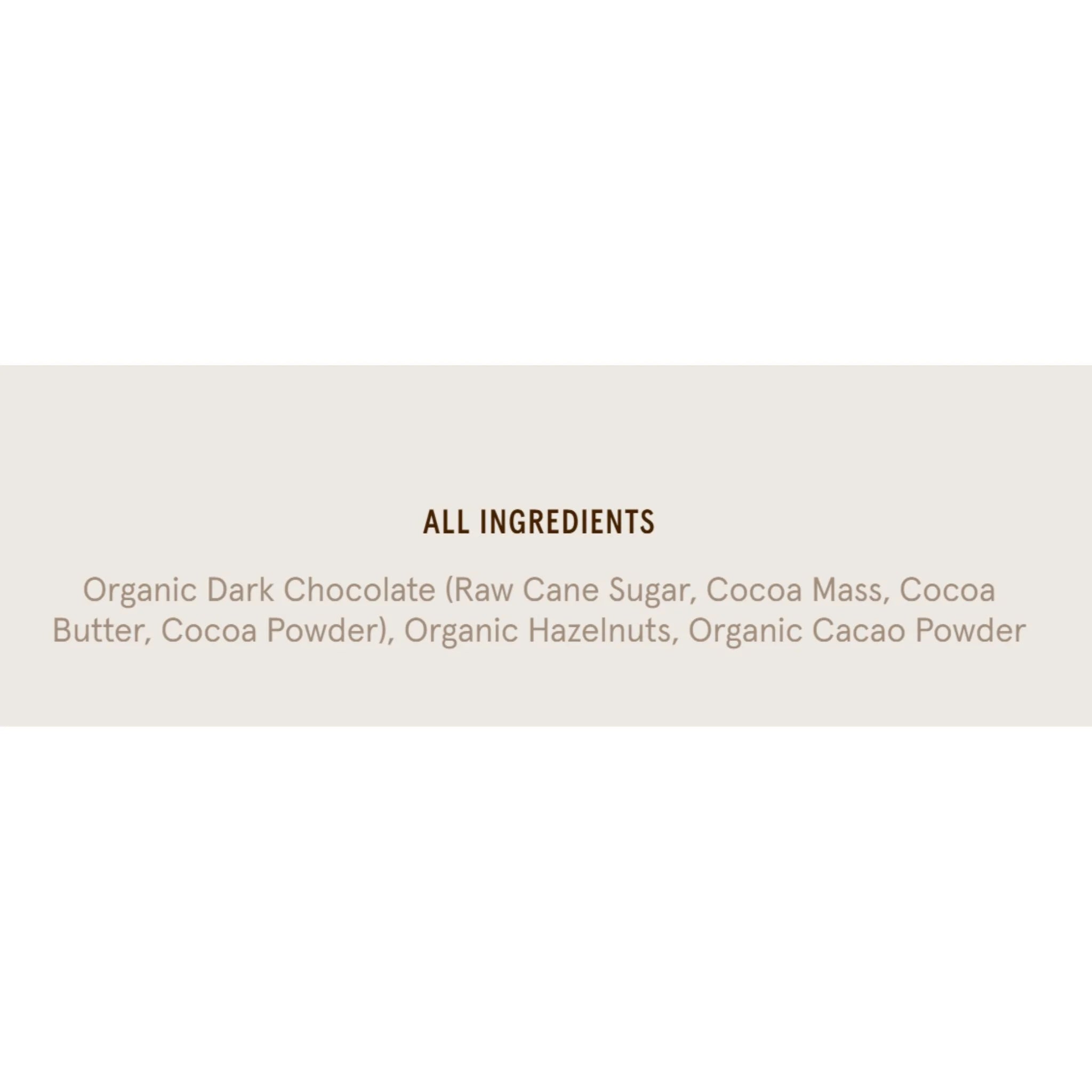 Organic Traditions Dark Chocolate Hazelnuts - 227g - Nature's Source Inc