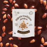 Organic Traditions Dark Chocolate Almonds - 227g - Nature's Source Inc