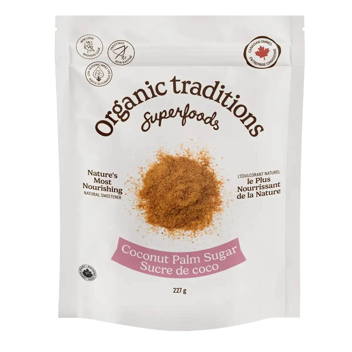 Organic Traditions Coconut Palm Sugar - 227g