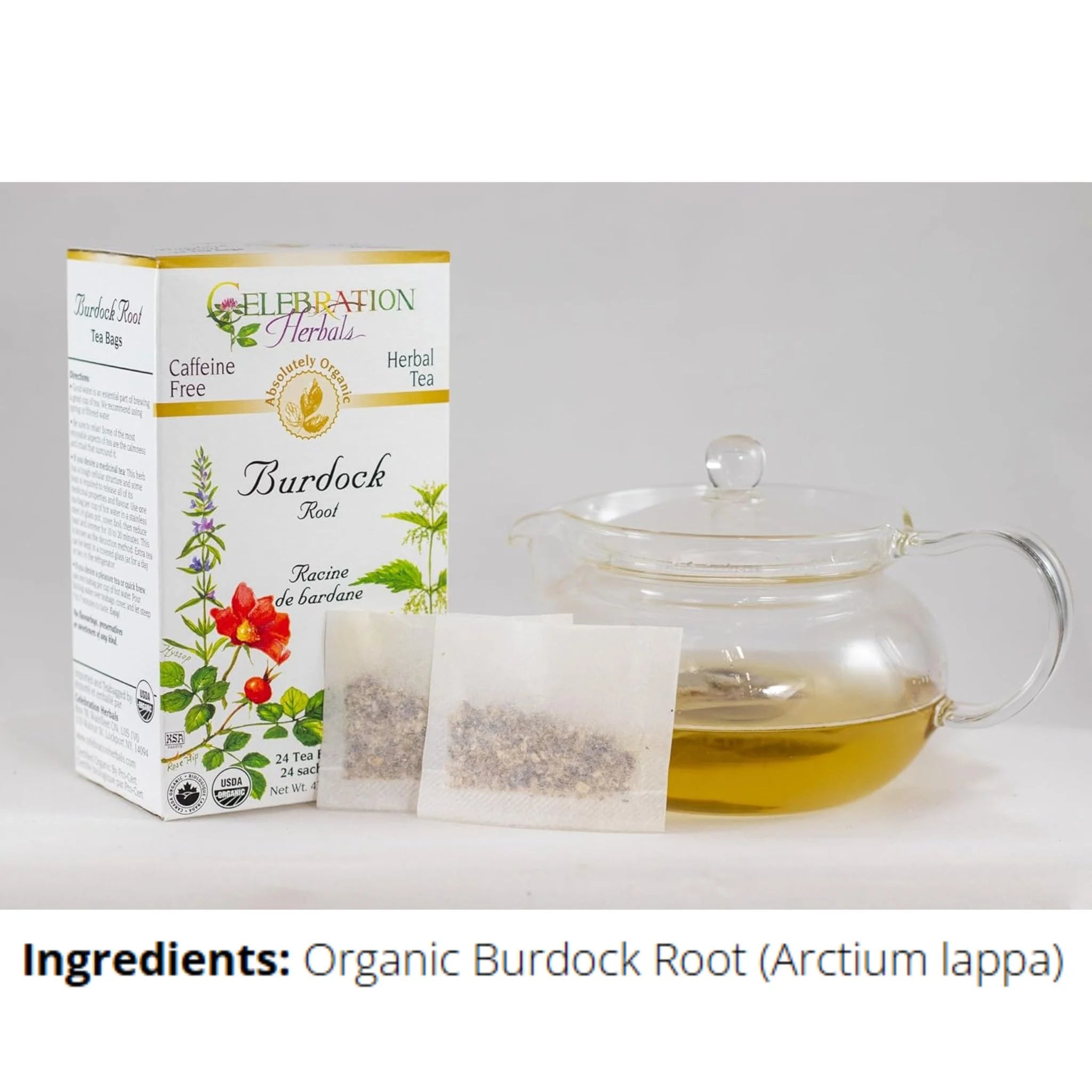 Celebration Herbals Organic Burdock Root Tea 24 bags