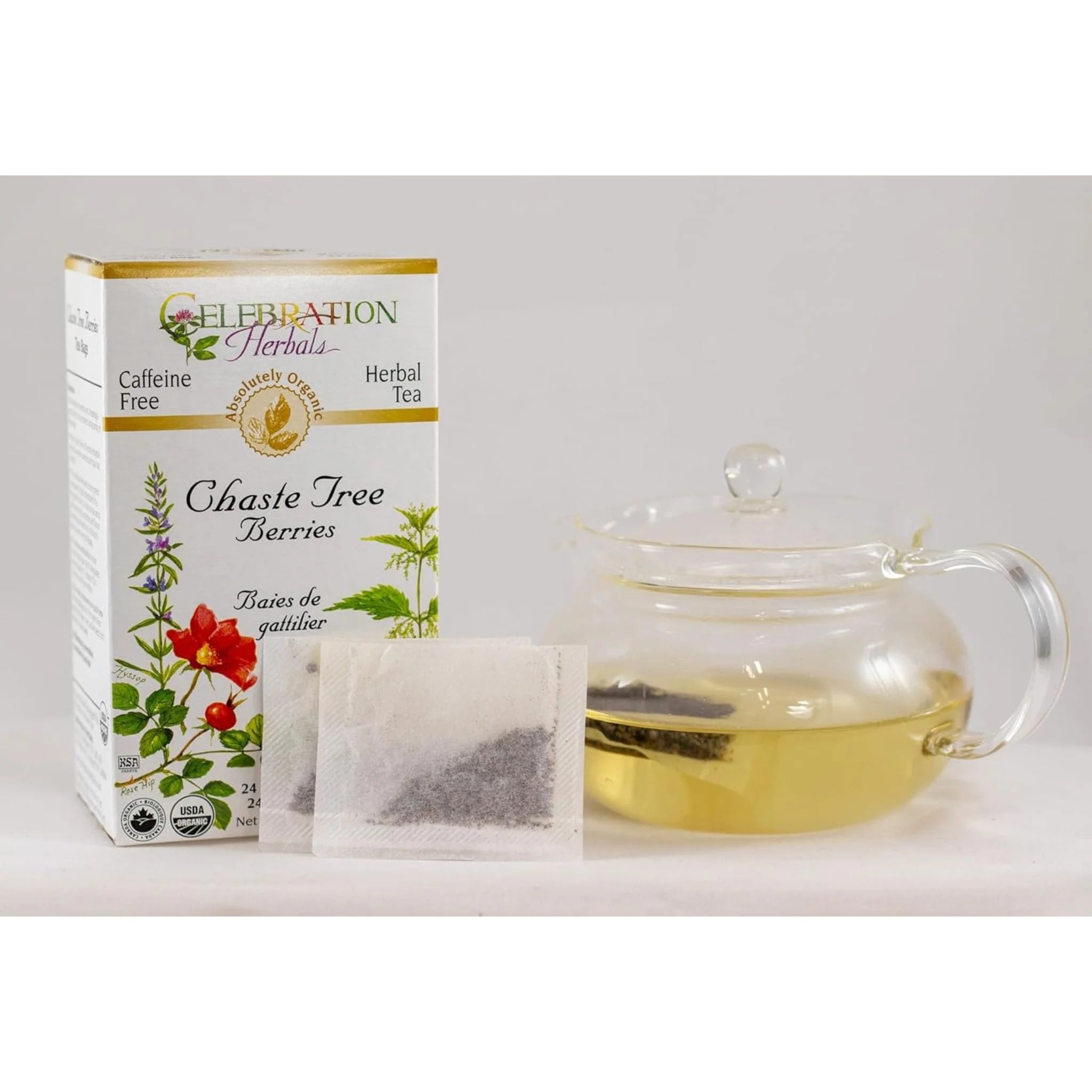 Celebration Herbals Organic Chaste Tree Berries Tea 24 bags - Nature's Source Inc