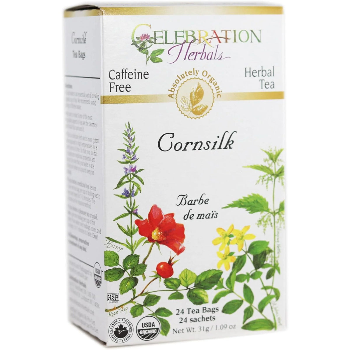 Celebration Herbals Organic Cornsilk Tea 24 bags