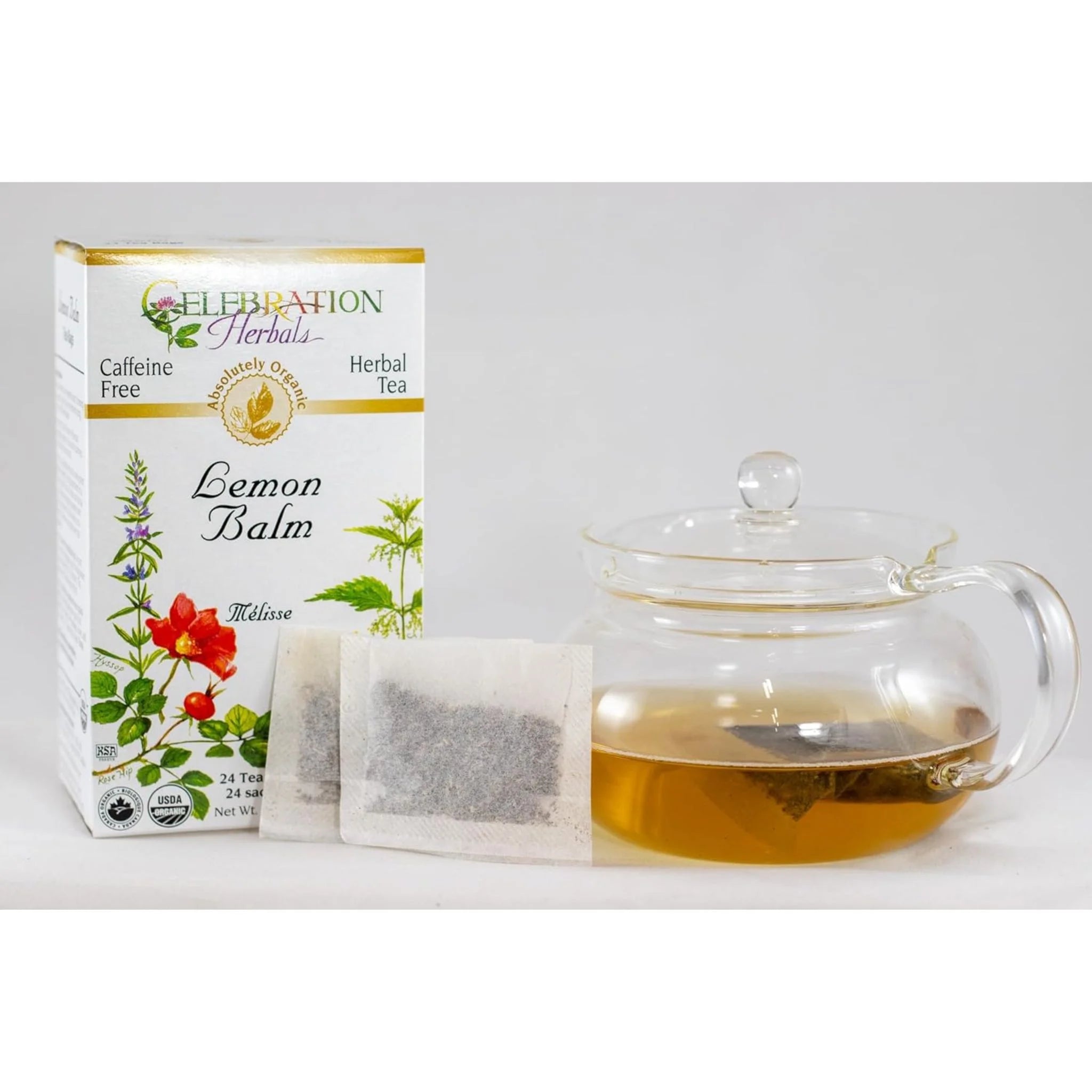 Celebration Herbals Organic Lemon Balm Herb Tea 24 bags