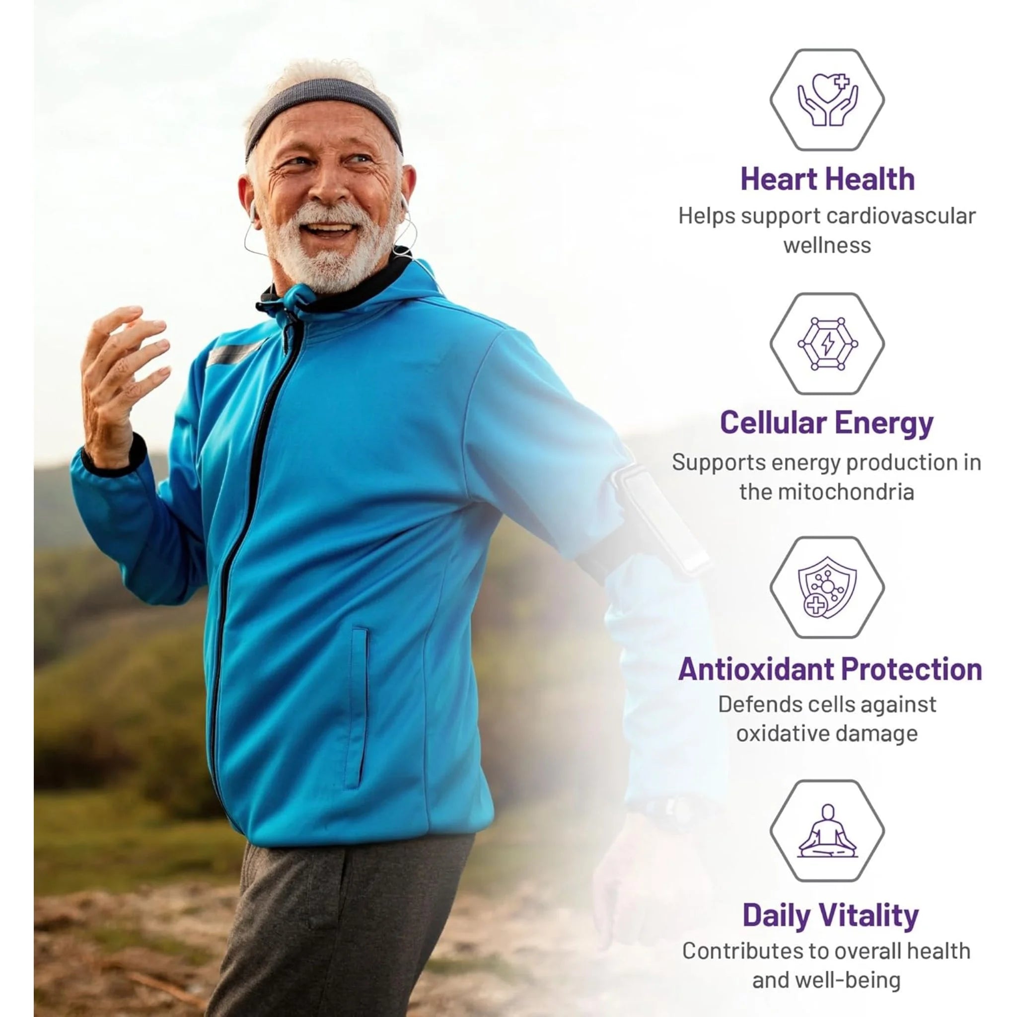 AOR Coenzyme Q10, 100mg, 60 Vegan Capsules - Nature's Source Inc