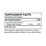 Thorne Iron Bisglycinate 60 Veg-Caps - Nature's Source Inc