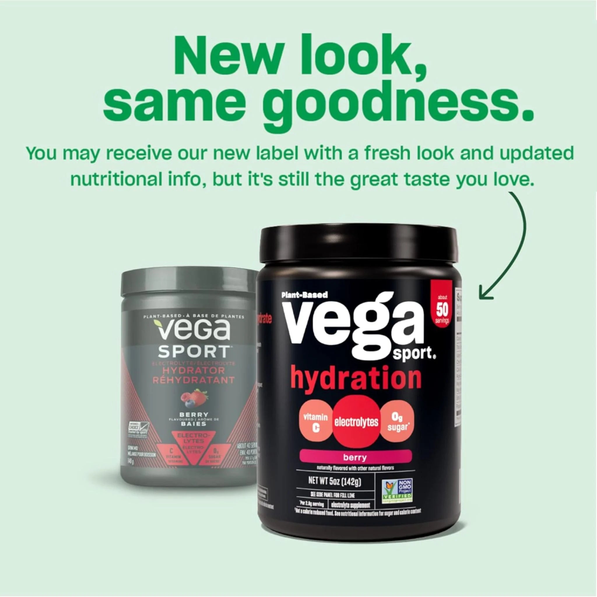 Vega Sport Hydration Berry 148g - Nature's Source Inc