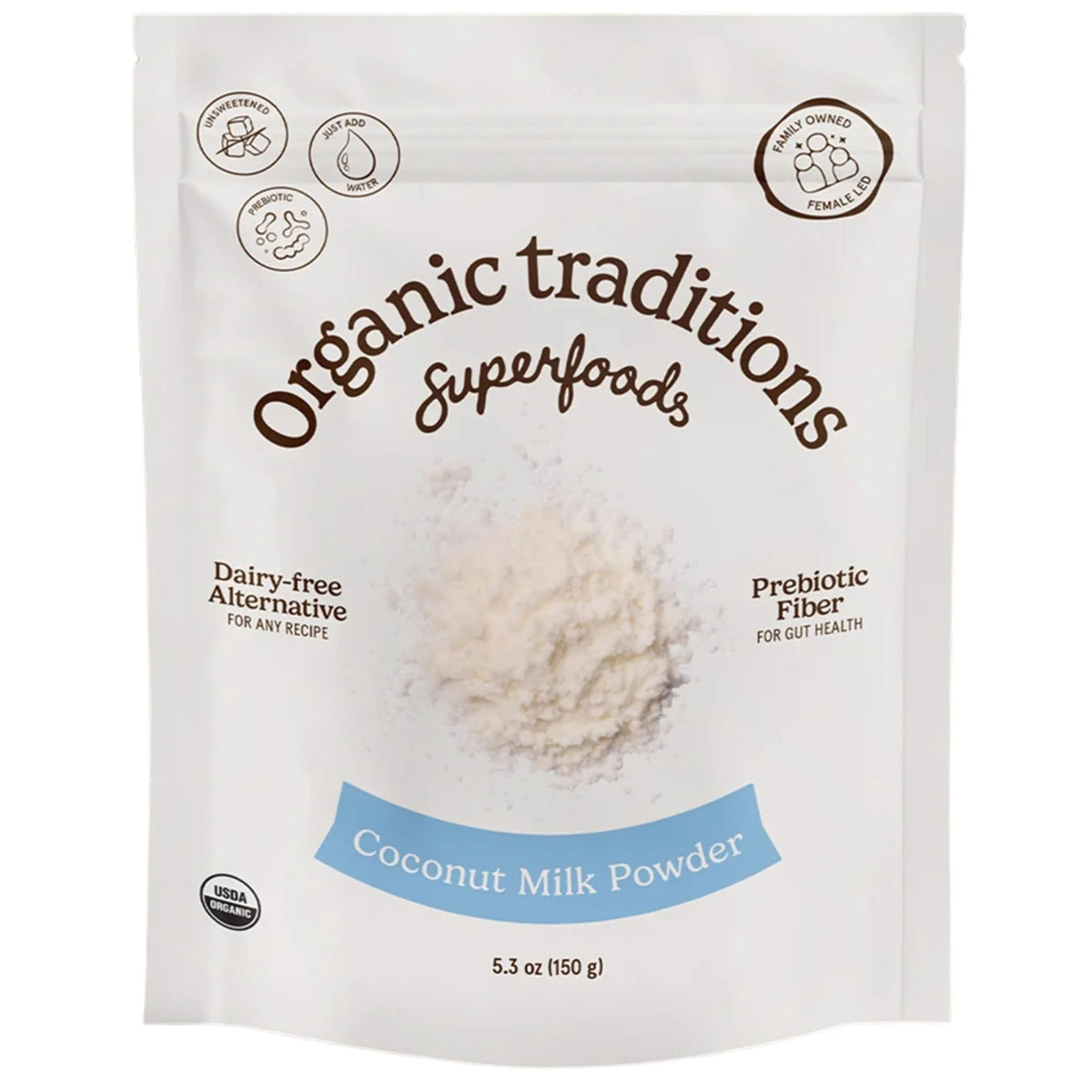 Organic Traditions Coconut Milk Powder 150g