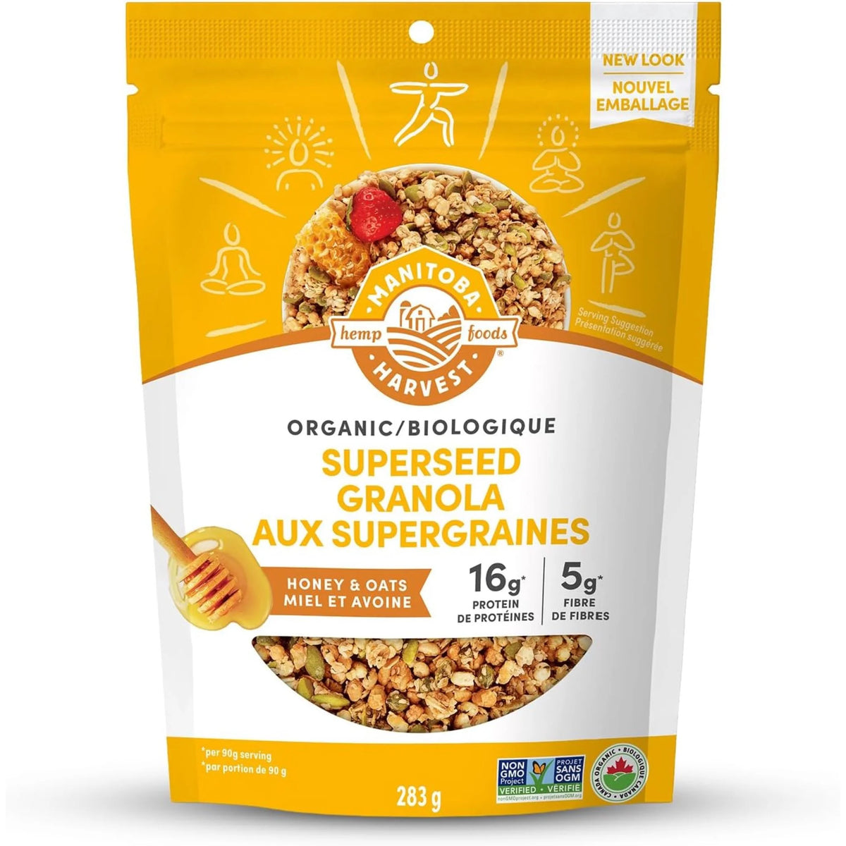 Manitoba Harvest Hemp Yeah! Granola Honey & Oats 283g