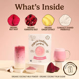 Organic Traditions Beet Latte with Fermented Beet and Probiotics - 150g