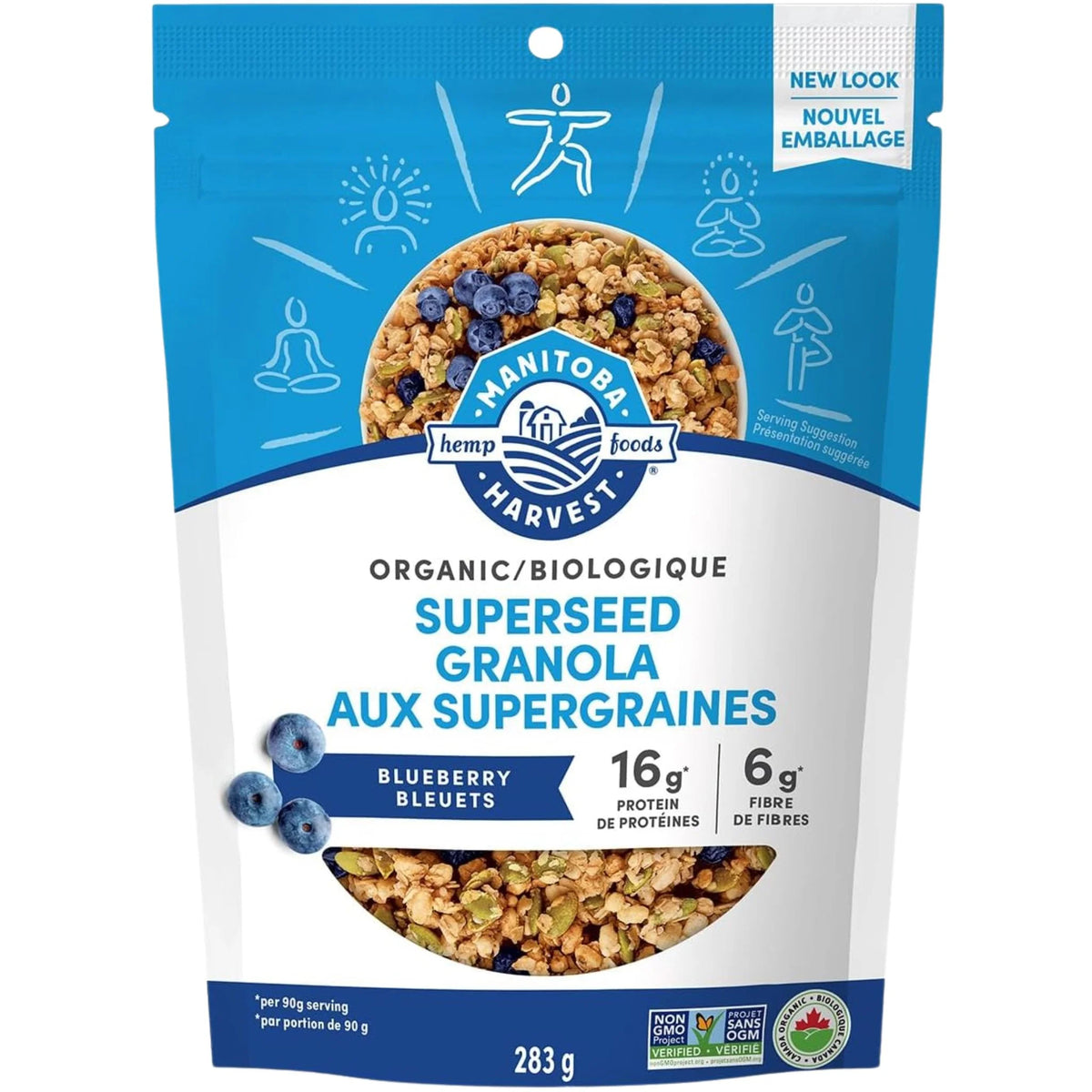 Manitoba Harvest Hemp Yeah! Granola Blueberry 283g