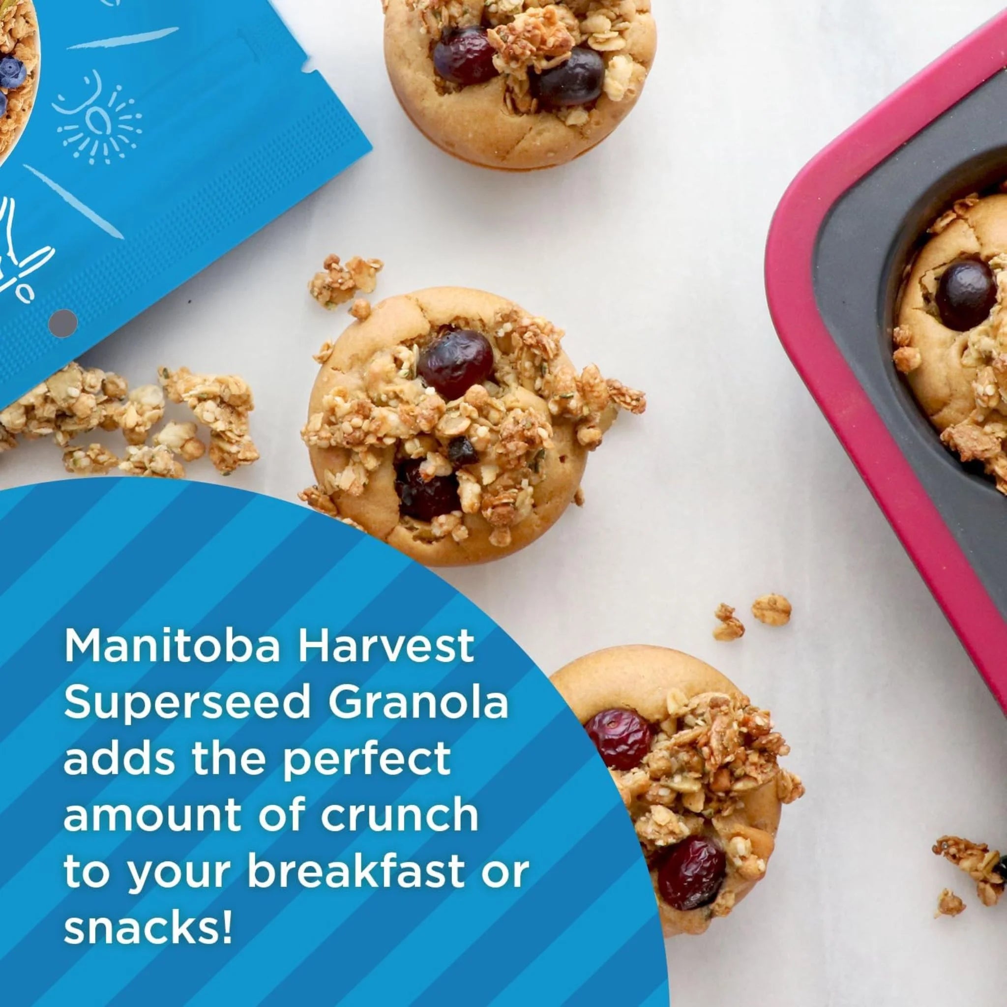 Manitoba Harvest Hemp Yeah! Granola Blueberry 283g