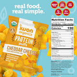 iWon Organics Cheddar Cheese Protein Puffs 42g