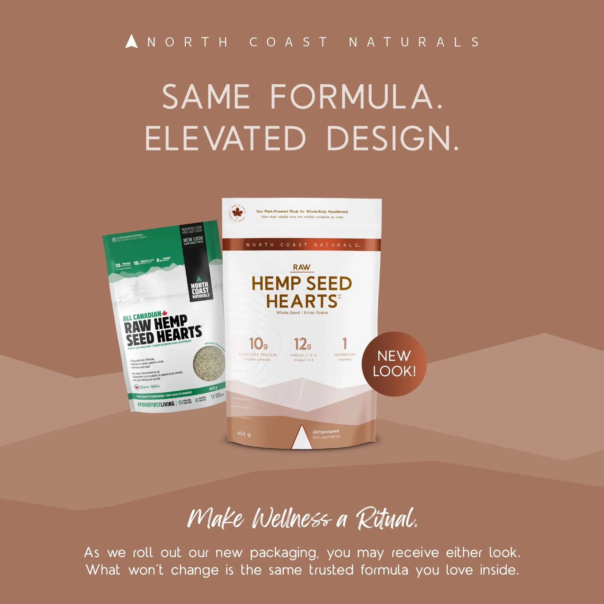 North Coast Naturals Hemp Seed Hearts - 454g