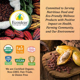 Ecoideas Organic Fair Trade Cacao Powder - 227g