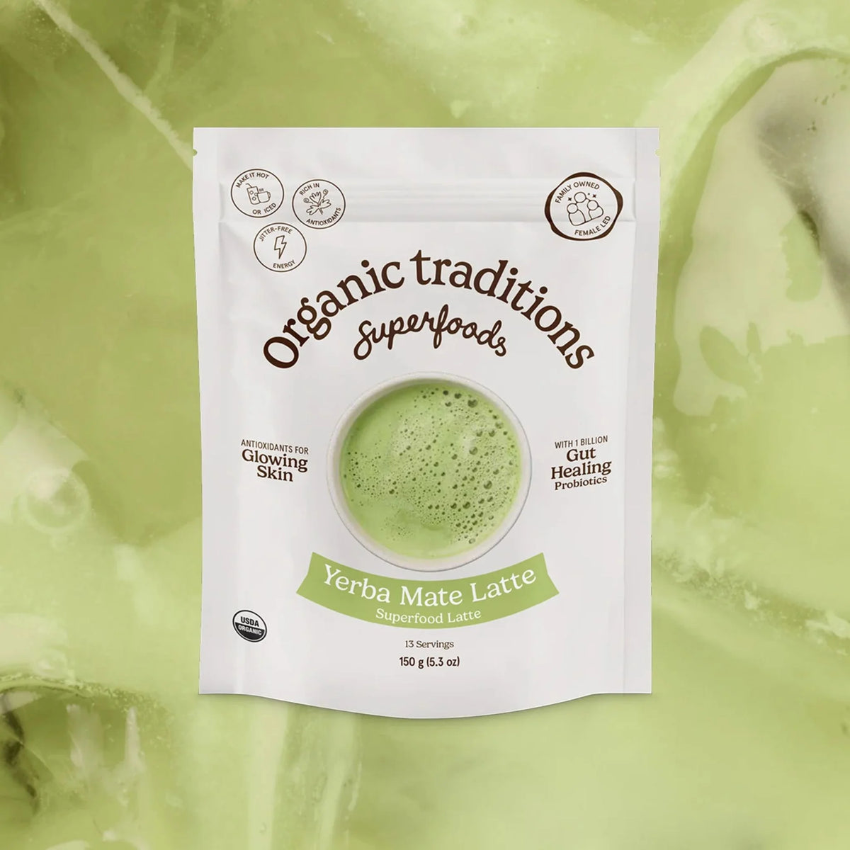 Organic Traditions Yerba Matte Latte 150g