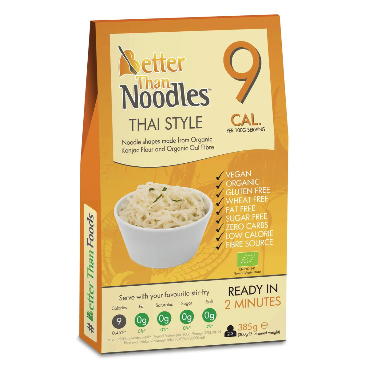 Better Than Noodles Organic Konjac Thai-Style Noodles - 385g
