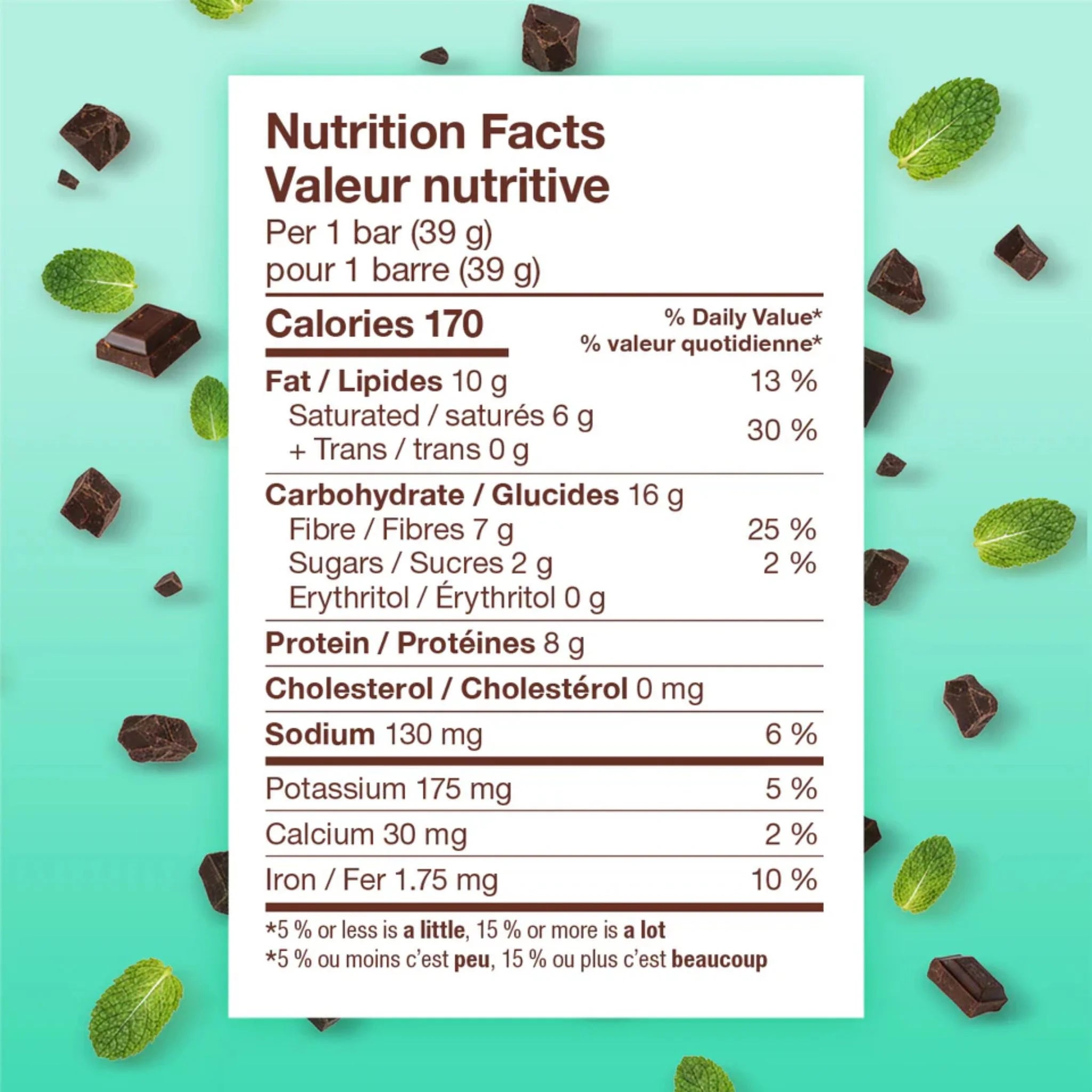 Love Good Fats Chocolate Mint Chip 4ct - Nature's Source Inc