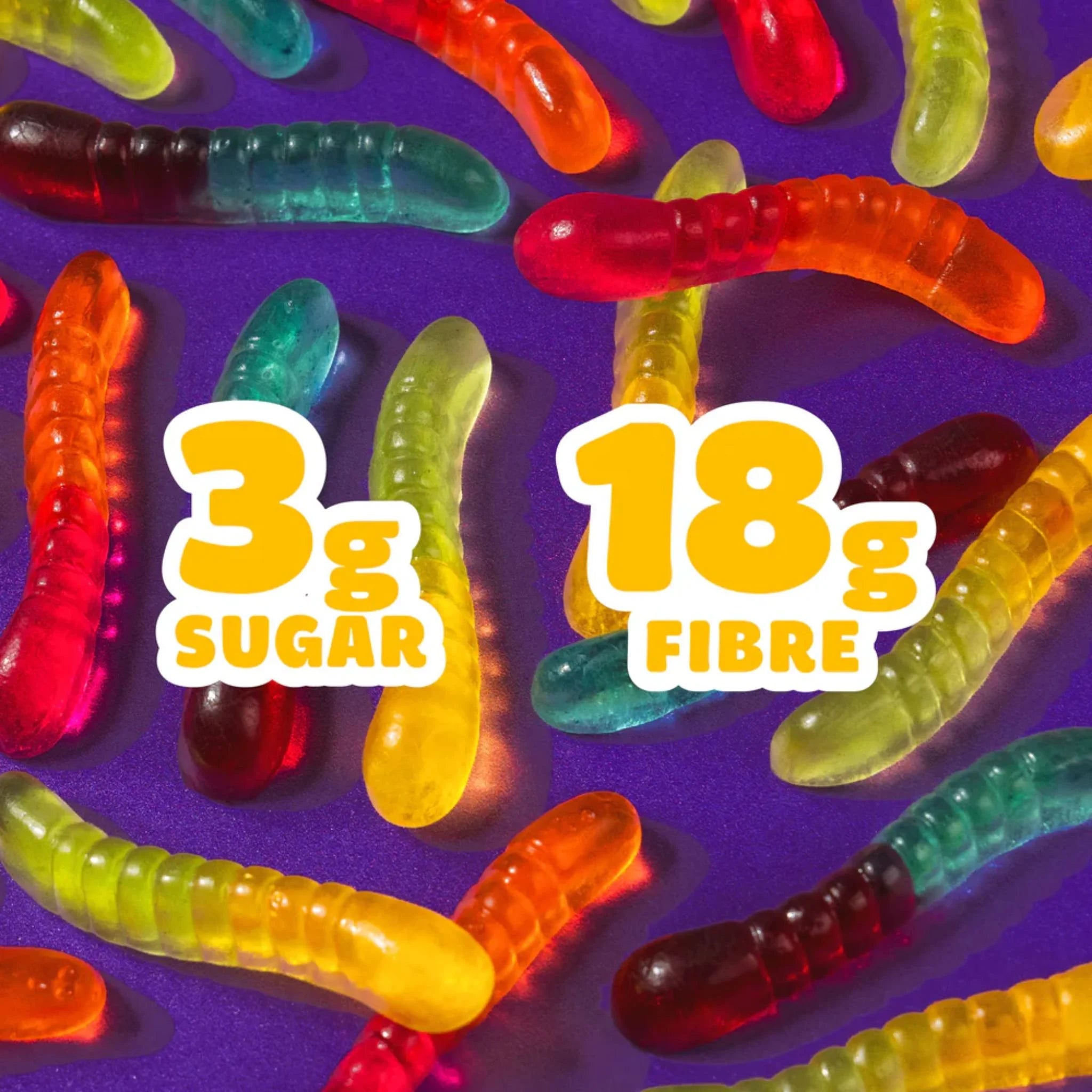 SmartSweets Gummy Worms 50g