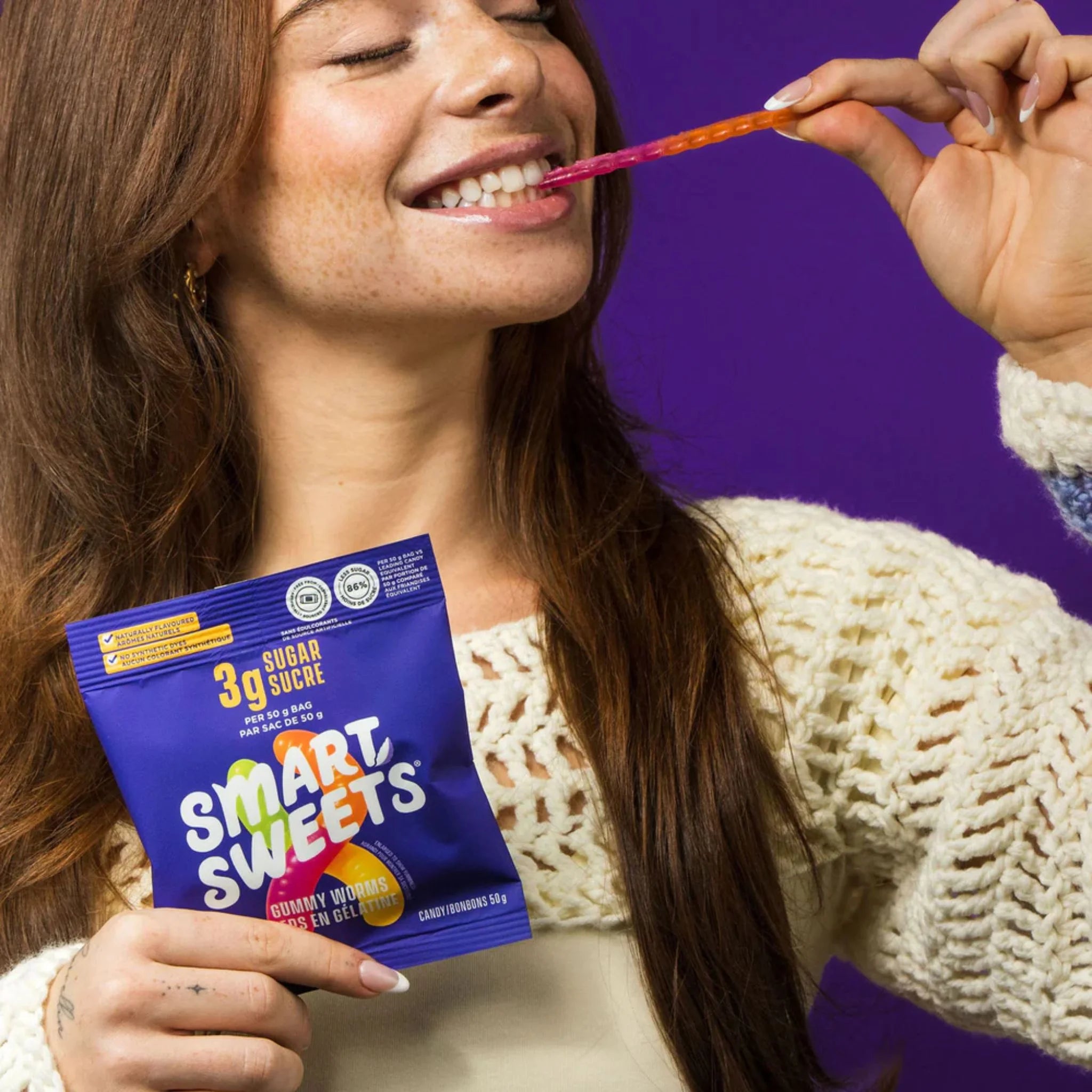 SmartSweets Gummy Worms 50g