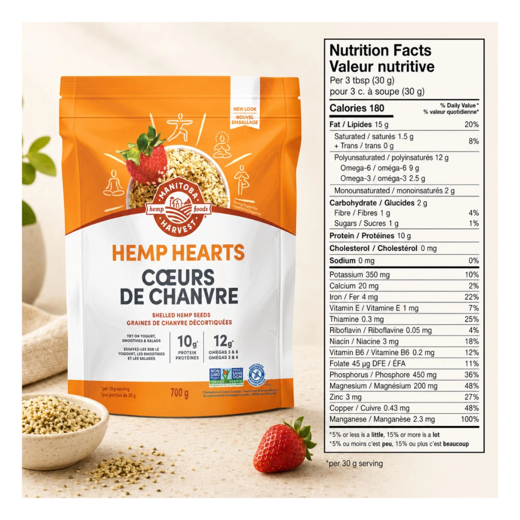 Manitoba Harvest Hemp Hearts 700g