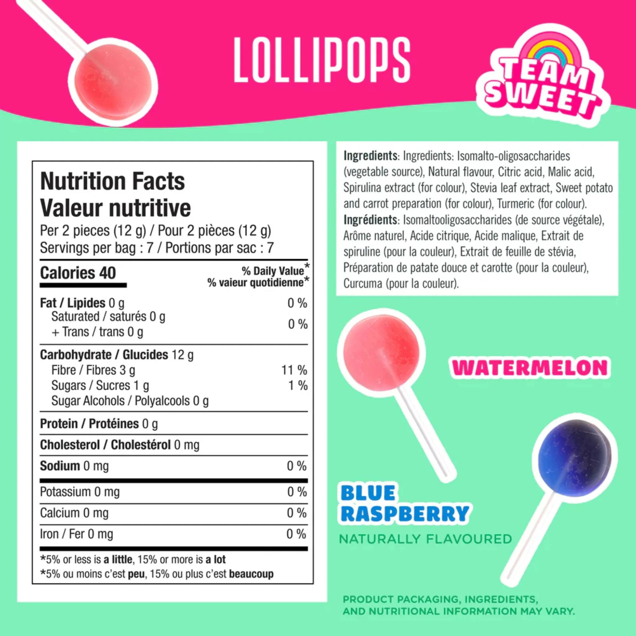 SmartSweets Lollipops 85g