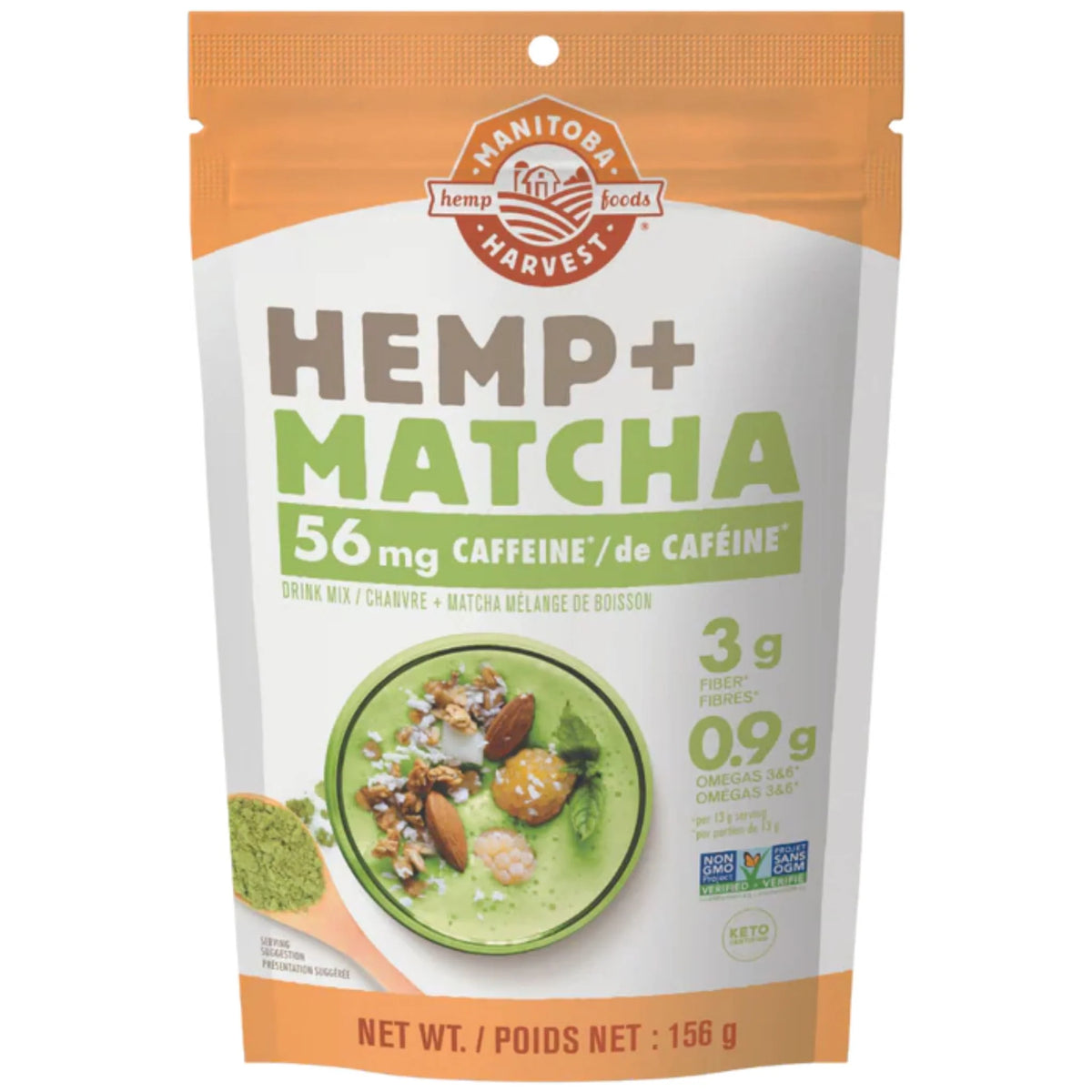 Manitoba Harvest Hemp+ Matcha 156g