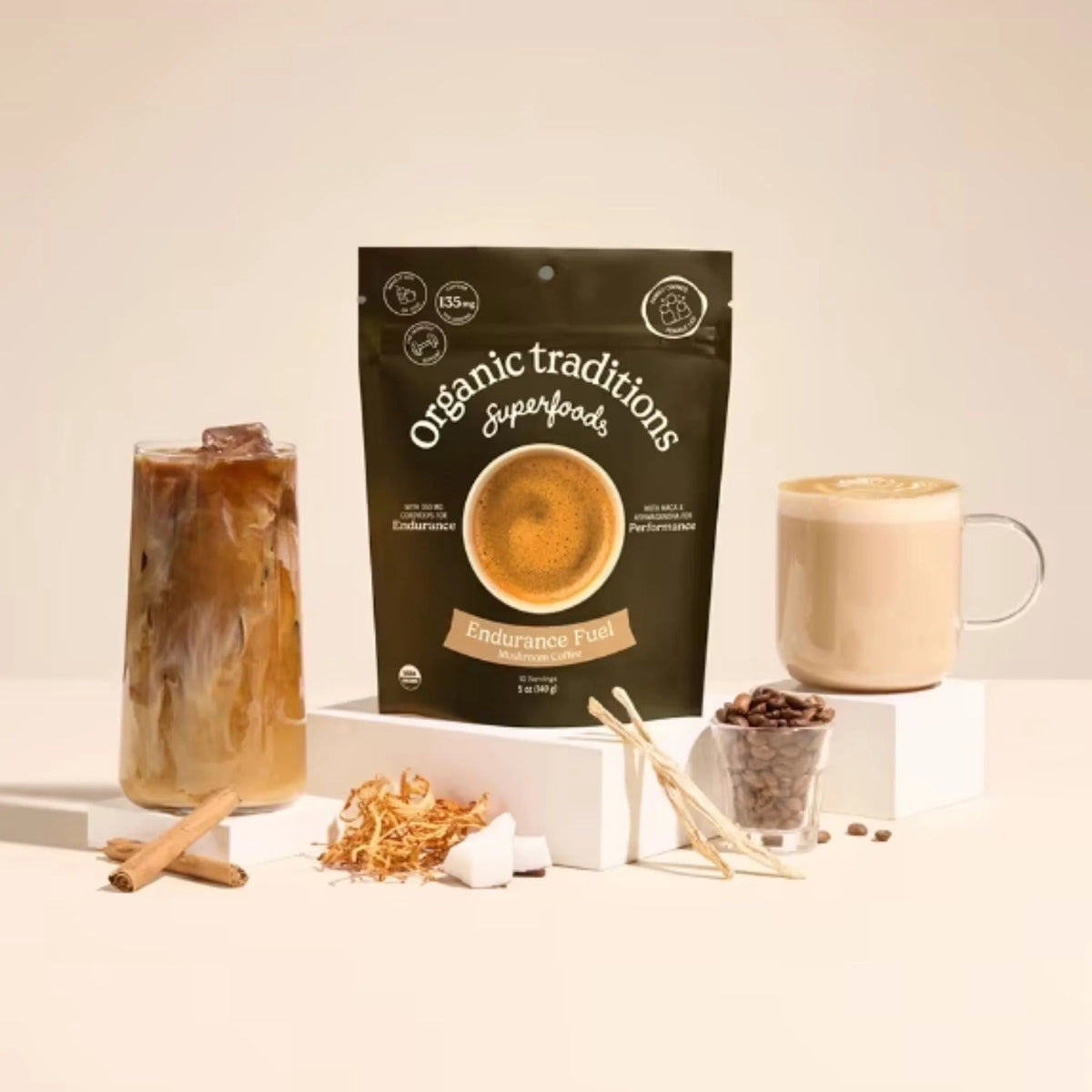 Organic Traditions Endurance Fuel Coffee 140g
