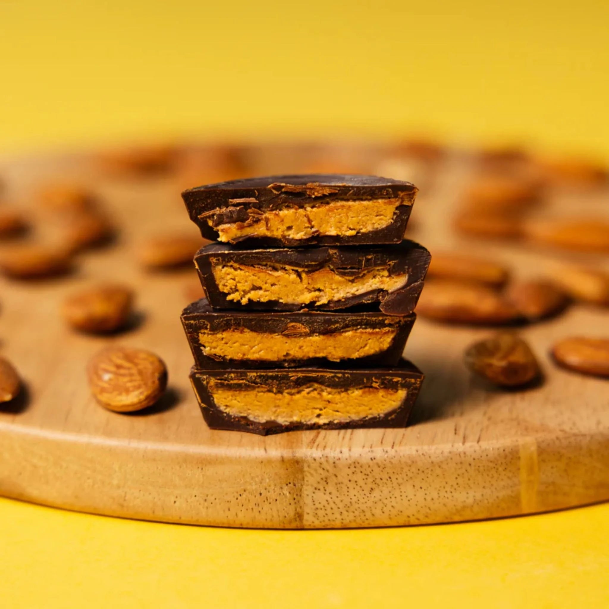 Chocxo Organic Dark Chocolate Almond Butter Cups 98g