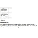 Blume Gingerbread Superfood Latte Blend 100g