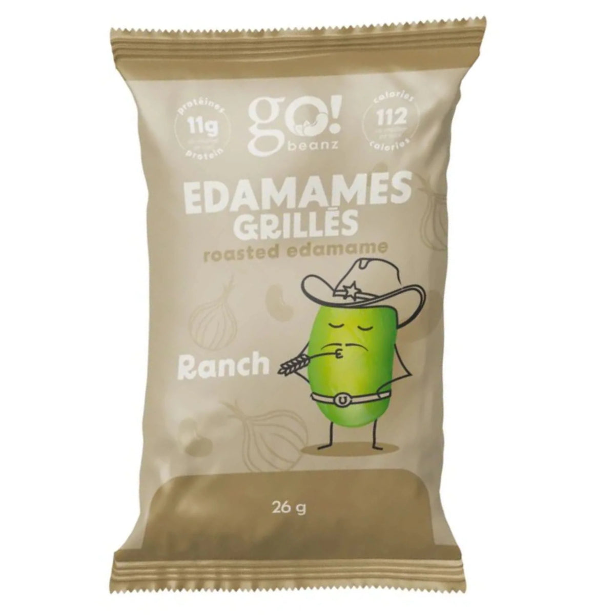Go Nutrition Go Beanz Roasted Edamame Ranch 26g Online - Nature's Source