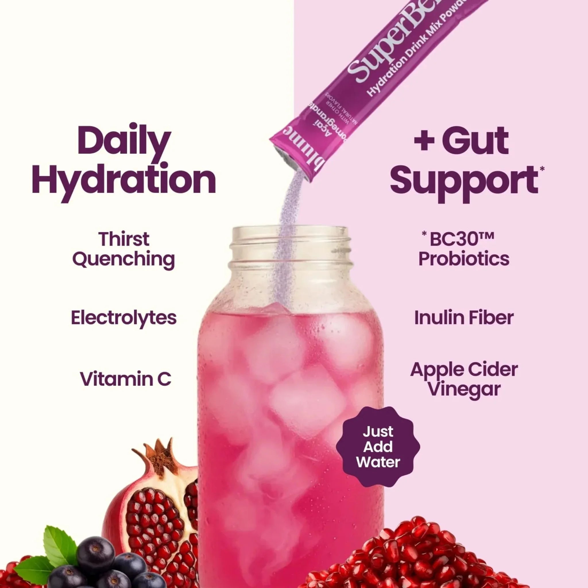 Blume SuperBelly Acai Pomegranate 60g - Nature's Source Inc