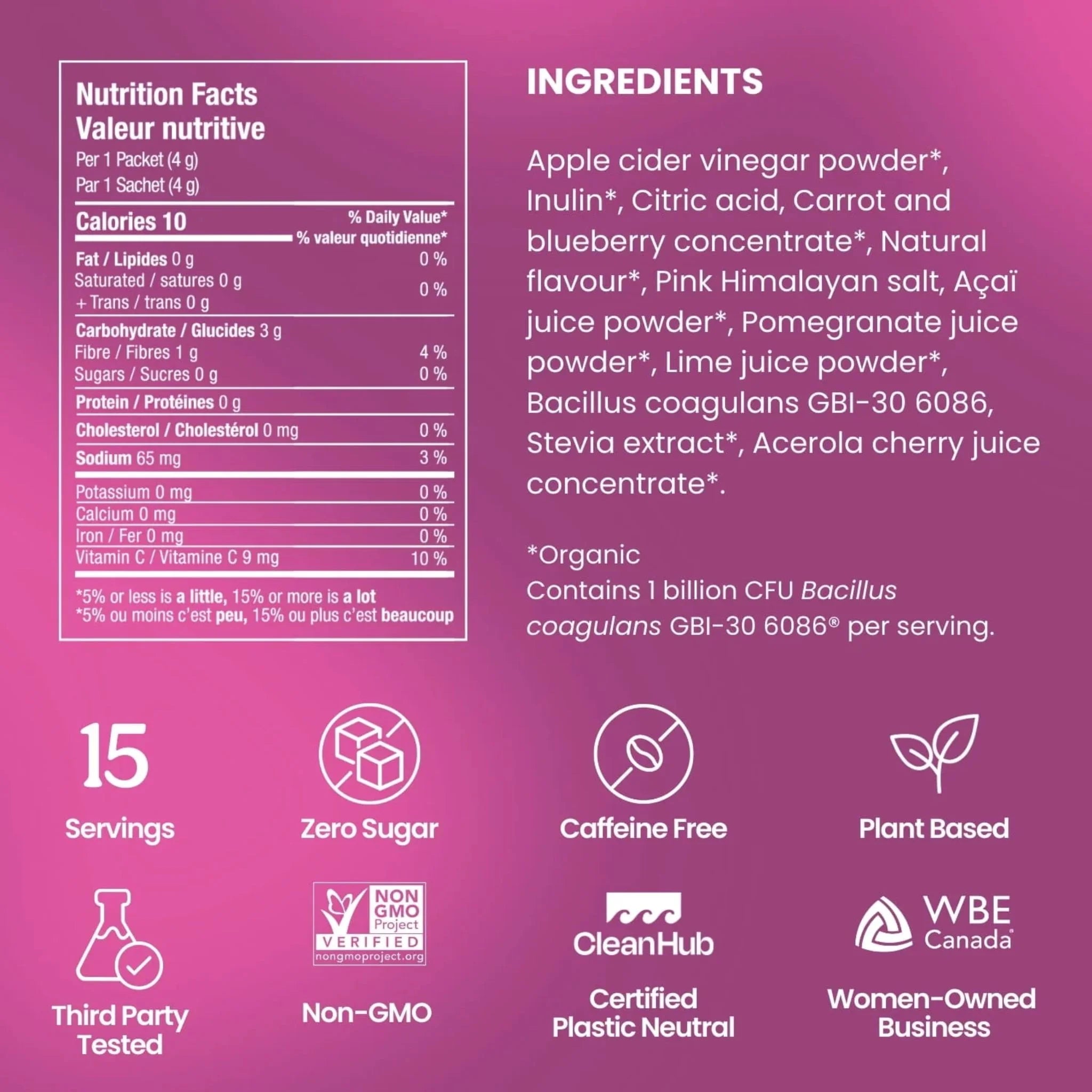 Blume SuperBelly Acai Pomegranate 60g - Nature's Source Inc