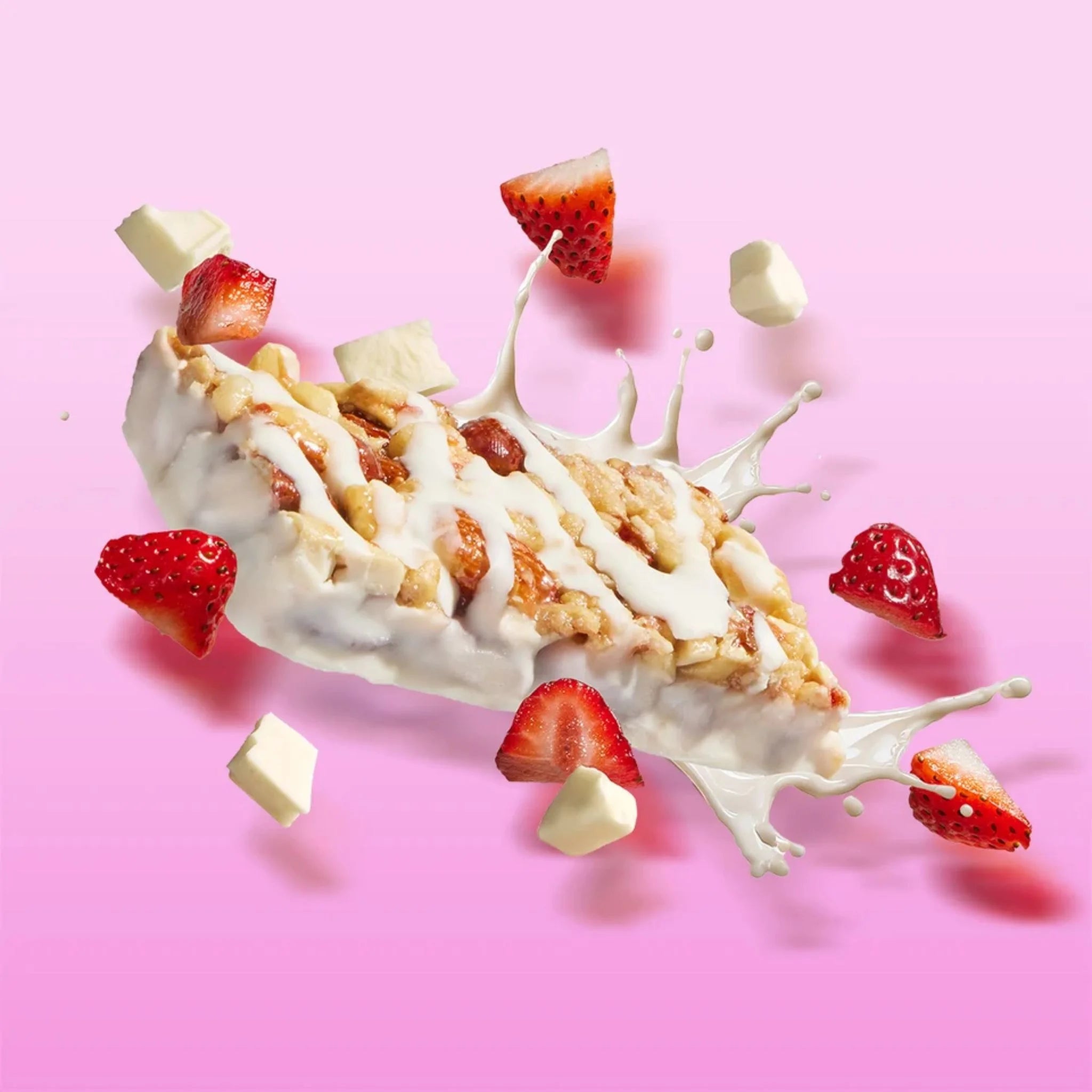 Love Good Fats Chewy Nutty White Chocolate Strawberry 4 Bars